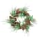 24" Mixed Pine Artificial Wreath with Pinecones